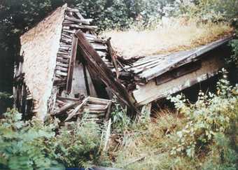 Lost Art: Robert Smithson’s Partially Buried Woodshed, as seen in 1982